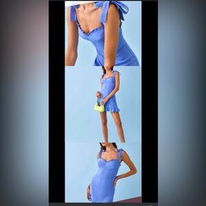 NEW Reformation Desiree Linen Dress
DUSK size6